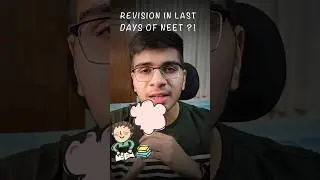 Revision in the LAST days of NEET *must watch*🧐