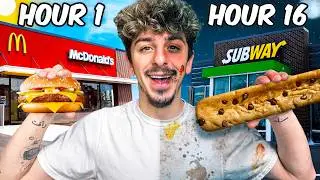 I Ate Fast Food Every Hour for an ENTIRE Day..