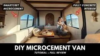 Microcement Van Tutorial - SmartCret CONCRETE SPRINTER Van Build