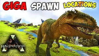 ARK Ragnarok: ALL Giga Spawn Locations