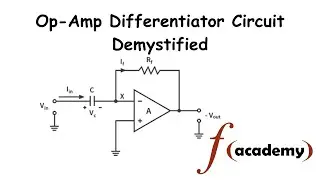 Op-Amp Differentiator Circuit Demystified | Electronics Tutorial 