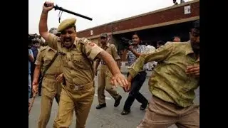 Police Lathi Charge in Jabalpur India|Police vs Common Man