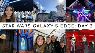 Star Wars Galaxy's Edge: Riding Rise of the Resistance & Building Lightsabers