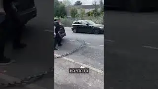 Невероятный фейл: шипы против автомобиля! 