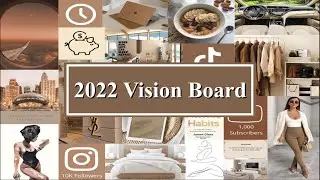 How to Create a Vision Board on Canva || 2022 Mood Board