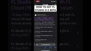 How to get the FL Studio beta #flstudio #flstudiotutorial