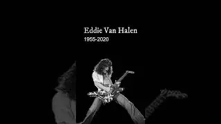 Eddie Van Halen - Tribute (1955-2020) #Shorts