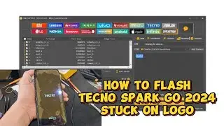 How To Flash Tecno Spark GO 2024 Fix Stuck On Logo By Unlocktool