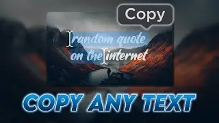 How to Copy Text from any Image on the Internet