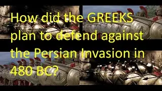 How did the Greeks plan to defend against the Persian invasion in 480 BC?