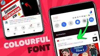 Enable Colourful Font Style On Any Android | Change Font Style On Android & Whatsappp Android Tricks