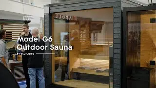 Saunalife G6 Modern Outdoor Sauna - Feature Overview