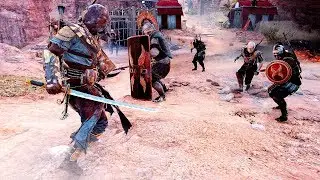 Assassin's Creed Origins Legendary Katana Combat & Cupid's Bow Killing Spree