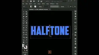 How to make Halftone Effect In Illustrator #digitalart #adobeillustrator #trending #trendingshorts