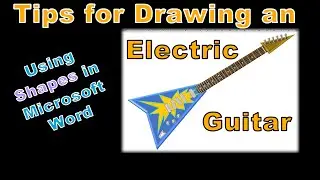 How to Draw an Electric Guitar In Microsoft Word