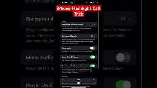 iPhone Flashlight Call Tricks#Shorts iPhone flashlight call setting iPhone Led flashlight flash call