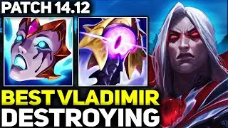 RANK 1 BEST VLADIMIR SHOWS HOW TO DESTROY! (PATCH 14.12) | League of Legends