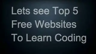 Top 5 Websites to Learn Programming/Coding Easily | Free