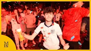 England fans go wild for Euro 2024 win against Serbia