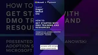 How to: Get started with more training and resources in Dragon Medical One