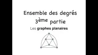 Construire un graphe PLANAIRE ayant un ensemble donné de degrés