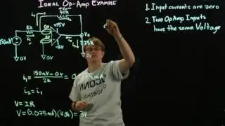 Circuits 1 - Ideal Op-amp Example