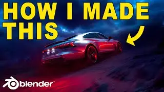 How I made this 100% CGI Car Shot | Blender Breakdown