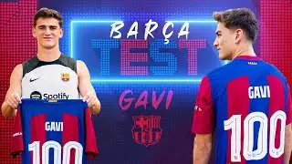 GAVI undergoes the BARÇA TEST 🔵🔴📝