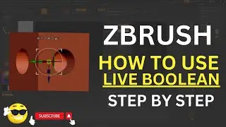 Live Boolean - Zbrush Basic