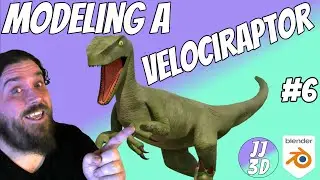 Modeling a Velociraptor in Blender Part 6 :Building a Custom Rig