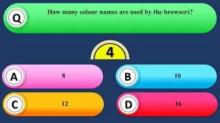 How many colour names are used by the browsers?