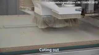 Panel furniture woodwork with machines made in China,