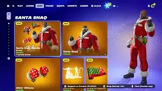 NEW SANTA SHAQ BUNDLE! Fortnite Item Shop [December 22nd, 2024]