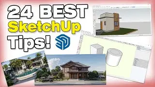 24 Sketchup Tips and Tricks |  Best SketchUp Tips IN UNDER 5 MINUTES to Make You Better | cad show