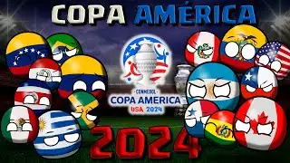 Asi fue la COPA AMERICA USA 2024 | countryballs