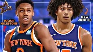 RJ Barrett Reaches MAJOR Milestone, Jericho Sims FIXED HIS JUMP SHOT! | Knicks News