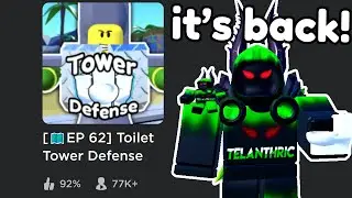 TOILET TOWER DEFENSE IS BACK!