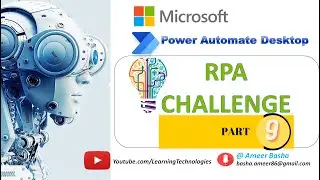 Project #3 -  RPA Challenge With Power Automate Desktop - Error Handling - Part 9