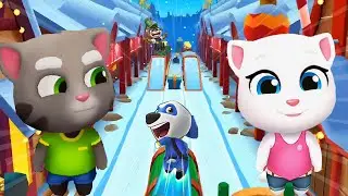 Chase The Rakoonz! NEW Gameplay - Talking Tom Gold Run