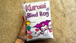 Blind Bag paper 💖 KUROMI 🦇 ASMR 🦇 satisfying opening blind bag