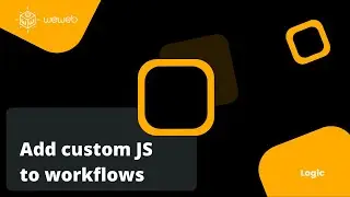 Add Custom Javascript to Business Logic Workflows in WeWeb