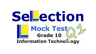 Selection Programming Mock Test | Question 1