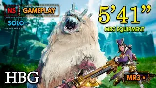 [NS] MHRise Sunbreak | M3★ HBG Goss Harag 5:41 Solo ゴシャハギ ヘビィボウガン | Oh, My Garsh Harag | GAMEPLAY