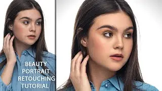 Photoshop tutorial portrait beautiful Retouching