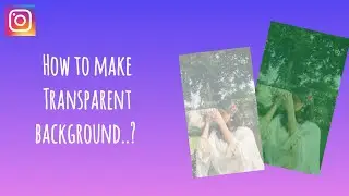 How to make transparent background in my Instagram stories....✨ | @Yurstype | #youtube #instagram