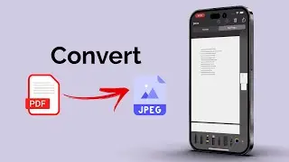 How To Convert PDF To JPG In Mobile?