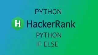 #2 : Python If Else | if else solution in python in hackerrank @Glitchnavigator