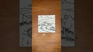 You can draw this river! it’s as EASY as drawing an S 