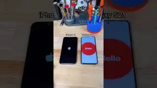 iPhone 11 vs Galaxy S21 “Power On Test” Which one turn on first? 😮