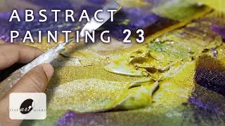 Abstract Painting For Beginners | Abstract Painting 23 | Learn Painting